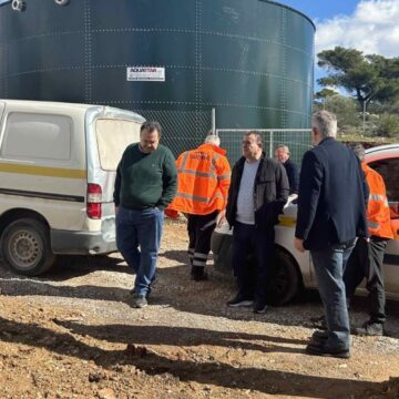 Νέα δεξαμενή νερού 600 κ.μ στη θέση Δέση Γέρακα