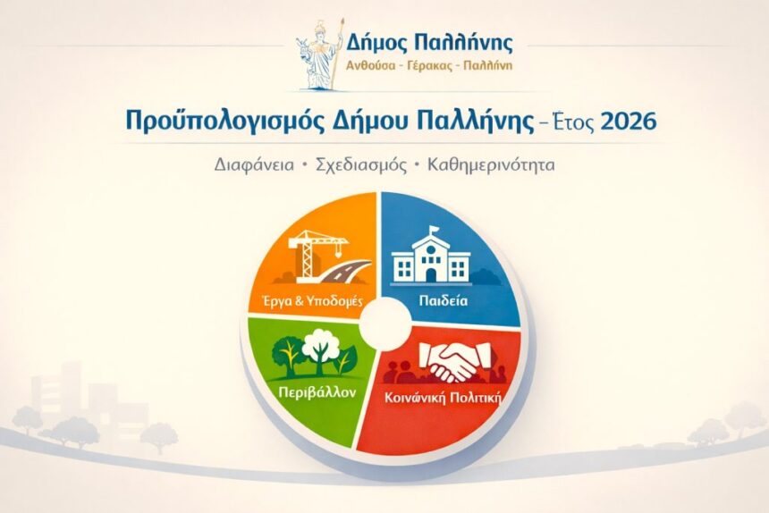 Έγκριση προϋπολογισμού Δήμου Παλλήνης για το 2026