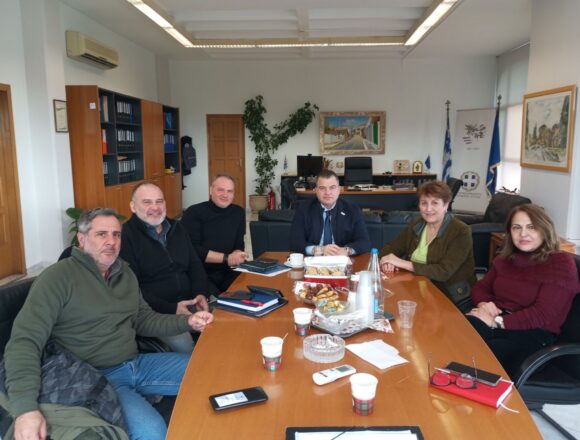 Σύσκεψη εργασίας της Δημάρχου με τον Αντιπεριφερειάρχη Αν. Αττικής