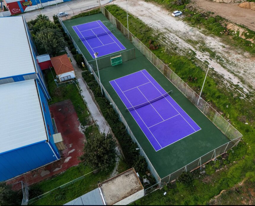 Ολοκληρώθηκε η ανακαίνιση δύο γηπέδων τένις στην Ανάβυσσο
