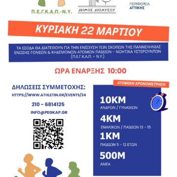 «Άνοιξη Ζωής 2026»: Αγώνες δρόμου για φιλανθρωπικό σκοπό