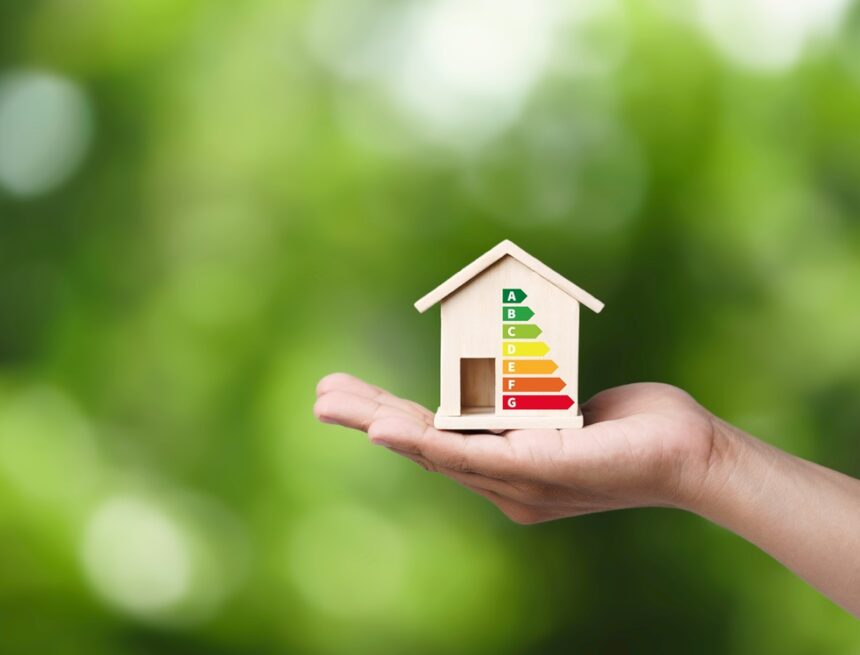 House,Energy,Efficiency,,Energy,Efficient,Rating,Class,Concept,,Eco,Home 50% περισσότερα νοικοκυριά στα προγράμματα αναβάθμισης – αλλαγής συσκευών
