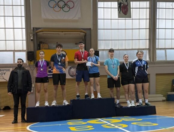 Πρωτάθλημα Αντιπτέρισης στο Κλειστό Γυμναστήριο Λαυρίου