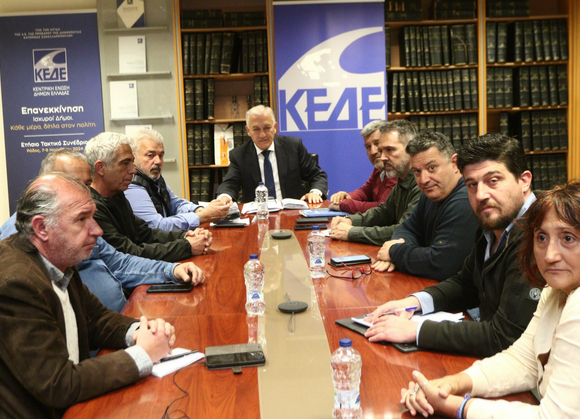 Συναντήσεις του Προέδρου της ΚΕΔΕ με την ΠΟΕ-ΟΤΑ και την ΠΟΠ-ΟΤΑ