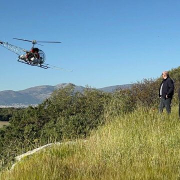 Αεροψεκασμοί 4.000 στρεμμάτων στον υδροβιότοπο του Σχινιά Μαραθώνα