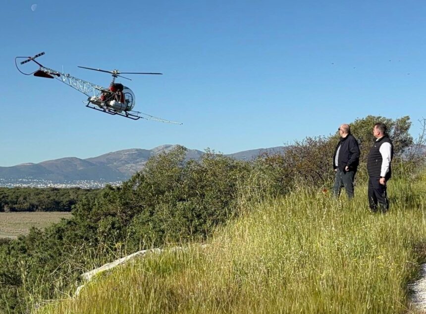 Αεροψεκασμοί 4.000 στρεμμάτων στον υδροβιότοπο του Σχινιά Μαραθώνα