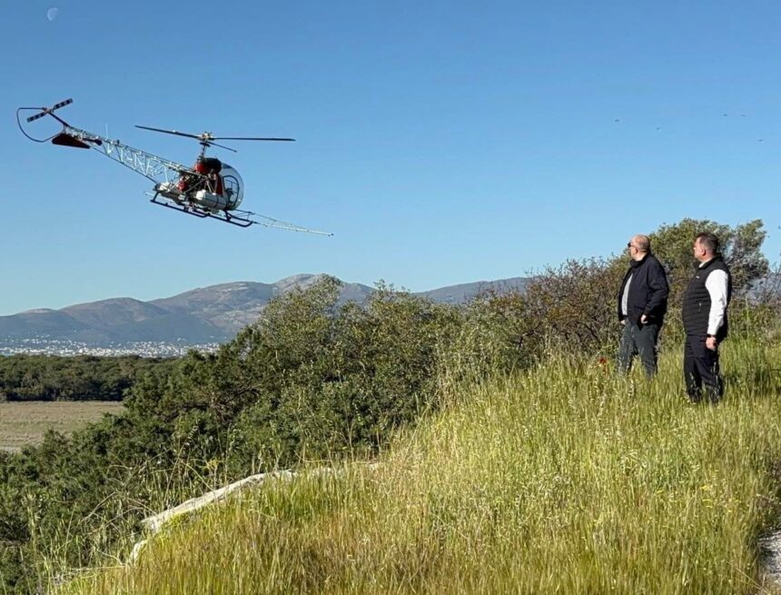 Αεροψεκασμοί 4.000 στρεμμάτων στον υδροβιότοπο του Σχινιά Μαραθώνα