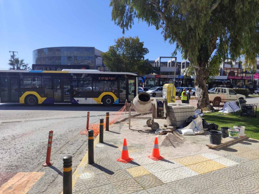 Παρεμβάσεις για τη βελτίωση των πεζοδρομίων