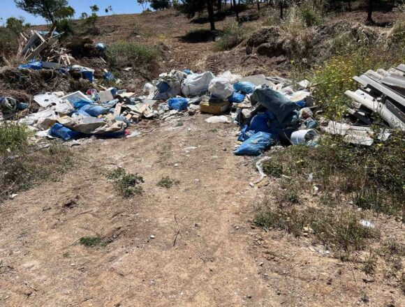 OROPOS_MHNYSH 2 Μήνυση κατά ιδιωτών που πιάστηκαν επ’ αυτοφώρω να ρίχνουν μπάζα σε δασική έκταση