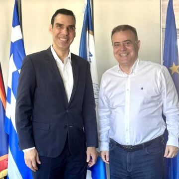 Ο Δήμαρχος υποδέχθηκε τον Υφυπουργό Υγείας, Μάριο Θεμιστοκλέους