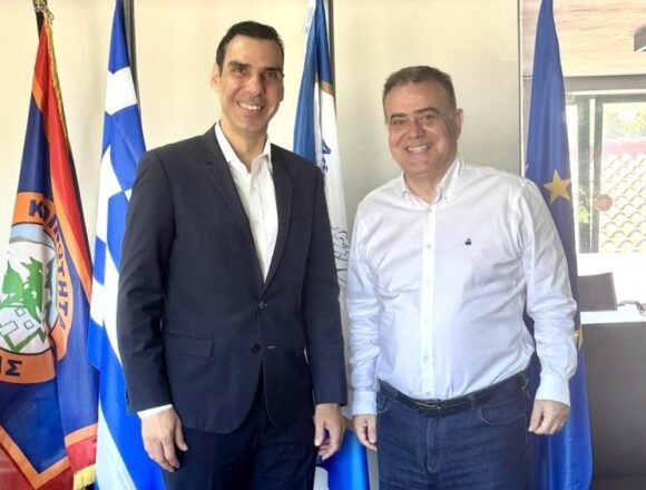 Ο Δήμαρχος υποδέχθηκε τον Υφυπουργό Υγείας, Μάριο Θεμιστοκλέους