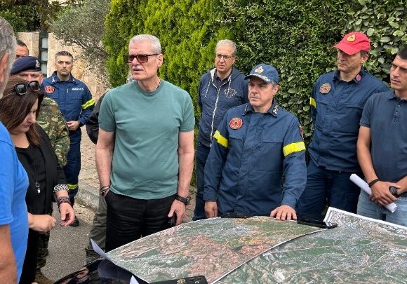 Αυτοψία στο Διόνυσο για τις παρεμβάσεις πρόληψης και την επιχειρησιακή ετοιμότητα