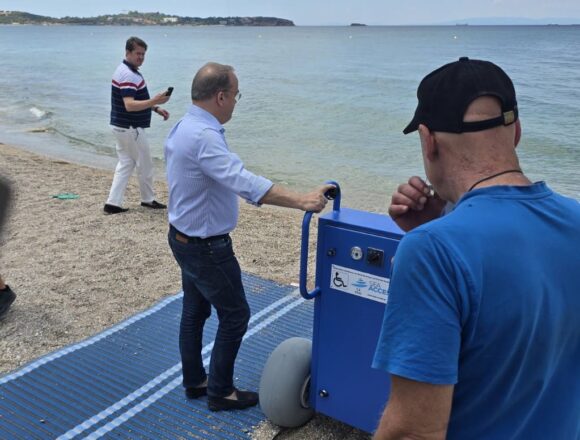Ολοκληρώθηκε η αναβάθμιση της προσβασιμότητας σε τέσσερις παραλίες