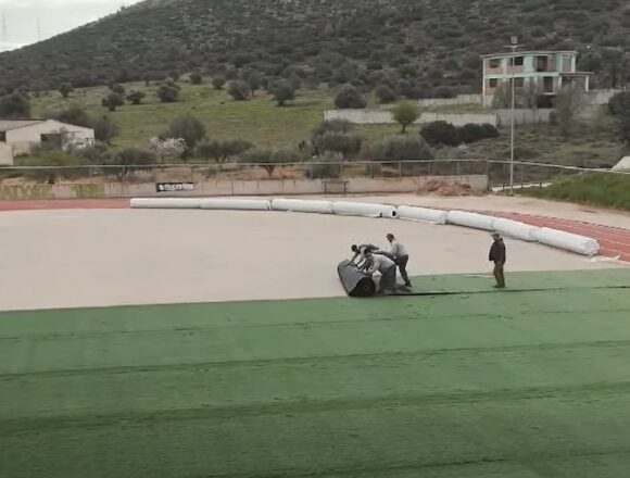 Ολοκληρώθηκε η ανάπλαση του στίβου στα Καλύβια