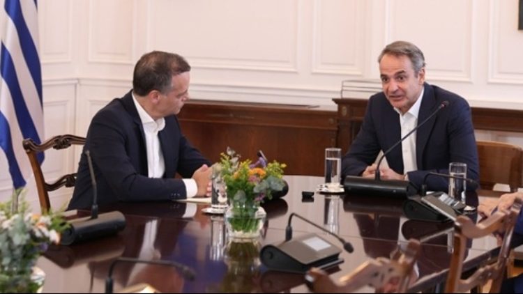 MHTSOTAKHS+DOYKAS Συνάντηση του Κυριάκου Μητσοτάκη με τον Χάρη Δούκα