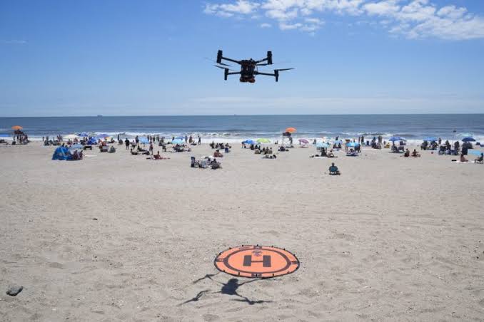 PARALIA_DRONE Έλεγχοι με drones σε παραλίες κατά της αυθαίρετης κατάληψης του αιγιαλού