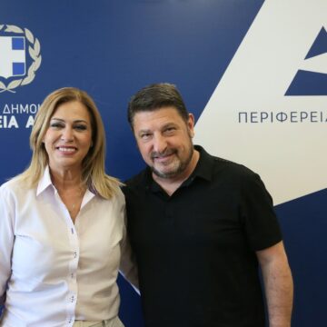 ΧΑΡΔΑΛΙΑΣ Ν ΠΡΟΕΔΡΟΣ ΑΠΕ-ΜΠΕ ΑΓΑΤΣΑ Α ΣΥΝΑΝΤΗΣΗ Συνάντηση του Περιφερειάρχη Αττικής με την Πρόεδρο του ΑΠΕ-ΜΠΕ
