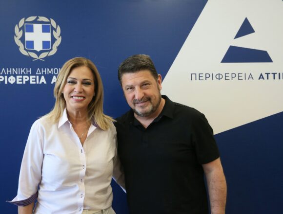 ΧΑΡΔΑΛΙΑΣ Ν ΠΡΟΕΔΡΟΣ ΑΠΕ-ΜΠΕ ΑΓΑΤΣΑ Α ΣΥΝΑΝΤΗΣΗ Συνάντηση του Περιφερειάρχη Αττικής με την Πρόεδρο του ΑΠΕ-ΜΠΕ