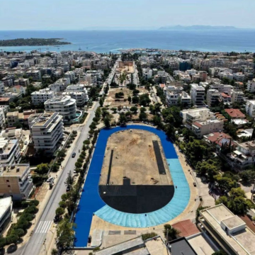 GLYFADA_ISTORIKOS STIBOS STH ZERBA Γίνεται ολοκαίνουργιος ο «ιστορικός» στίβος στο 6ο Δημοτικό Στάδιο, στη Ζέρβα