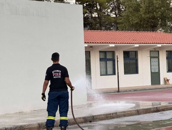 Καθαρά και έτοιμα τα σχολεία του Δήμου για τη νέα σχολική χρονιά