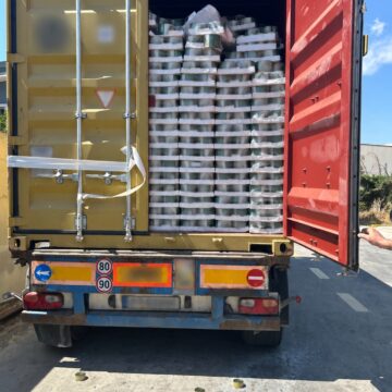 «Μπλόκο» σε φορτίο σχεδόν 20 τόνων από την Τουρκία