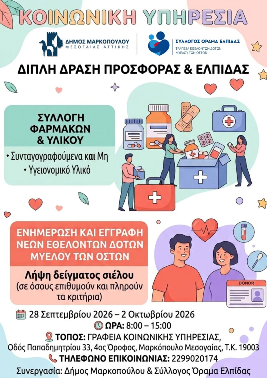 MARKOPOYLO_DIPLH DRASH Διπλή δράση υγείας έως την Παρασκευή 2 Οκτωβρίου